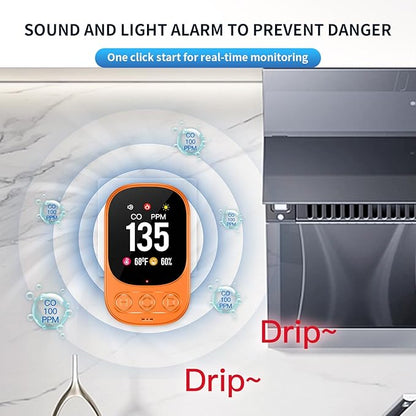 3-in-1 Plug in Carbon Monoxide Detectors Buil-it 1000 mAh Backup Battery - Image 6