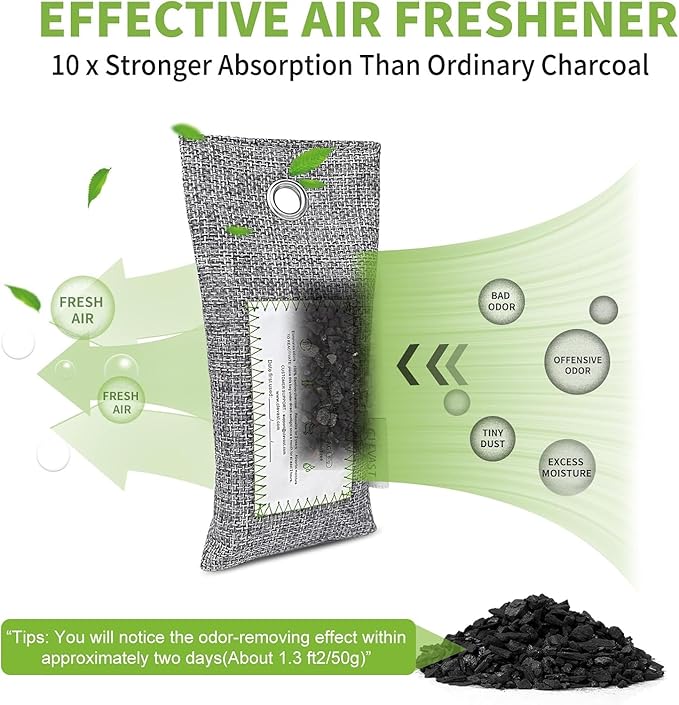 CLEVAST Activated Bamboo Charcoal Odor Absorber - Image 4