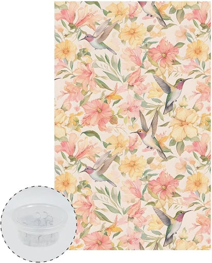 Hummingbird Lily Headrest Cover - Image 2