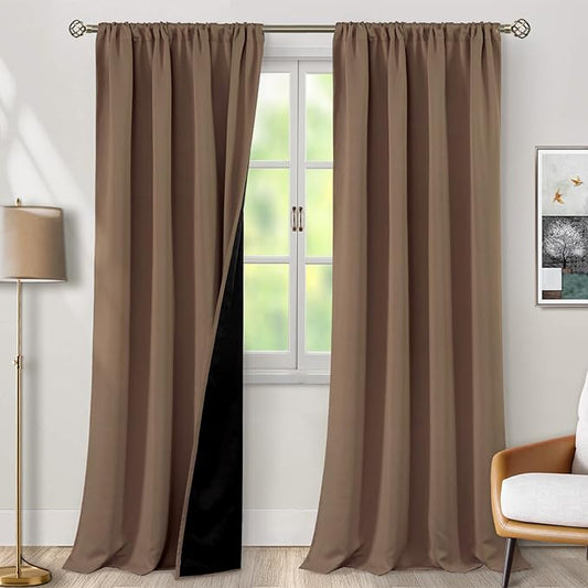 BGment 100% Blackout Curtains 108 Inch Long by BGment