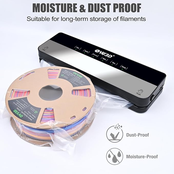 3D Filament Vacuum Sealer for Filament Storage Bags, Auto Completely Sealed - Image 7