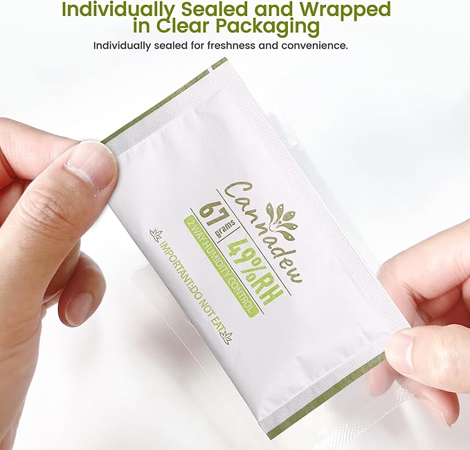 49% RH, 67g Cannadew Humidity Packs Two-Way Humidity Control Pack – Moisture - Image 6