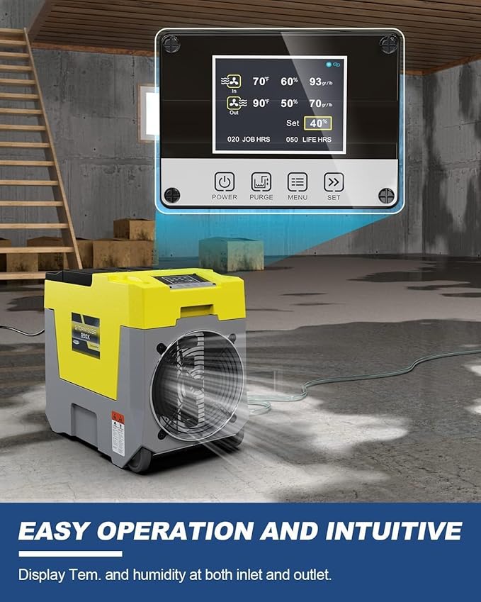 AlorAir 180 PPD LGR Commercial Dehumidifier - Image 3