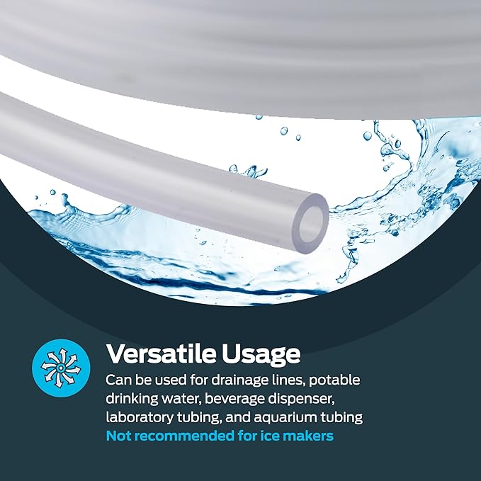 Eastman 1/2 Inch ID PVC Clear Vinyl Tubing, 10 Foot Length - Image 3