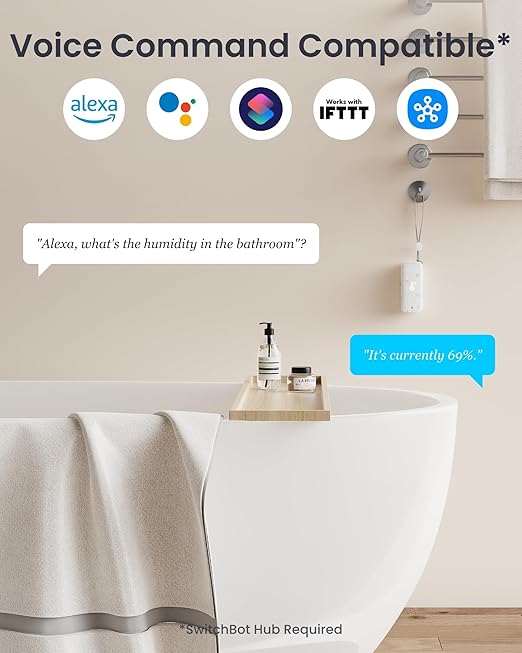Bluetooth Hygrometer Thermometer, IP65 Indoor Outdoor Humidity Sensor - Image 8