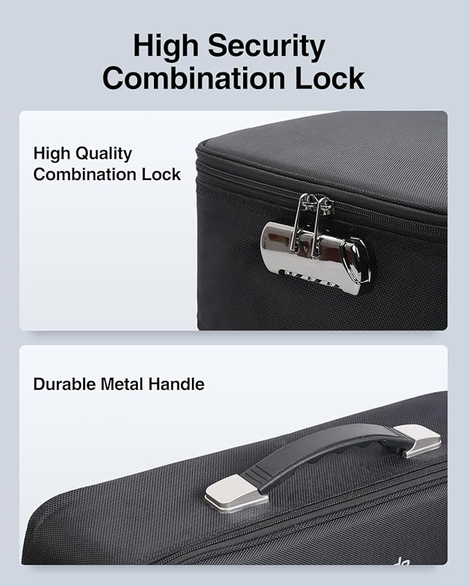 Luxtude Trading Card Storage Box w/Adjustable Dividers, Large Top Loader Card - Image 4