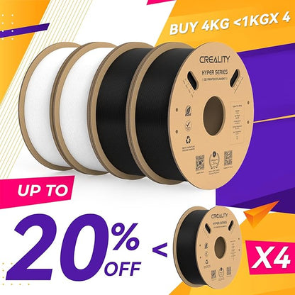 Creality Hyper PLA Filament 1.75mm, 30-600mm/s High Speed 3D Printer Filament - Image 2