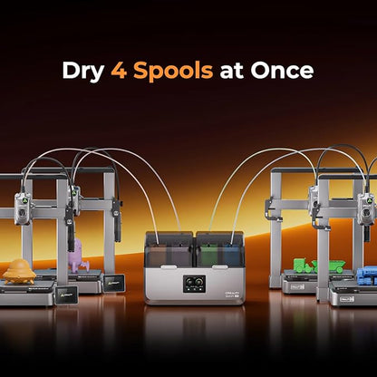Creality Upgraded Filament Dryer 4 Spools, Space Pi X4 Filament Storage Box - Image 4