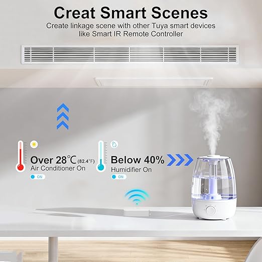 WiFi Temperature Humidity Sensor, Wireless Indoor Thermometer Hygrometer - Image 4