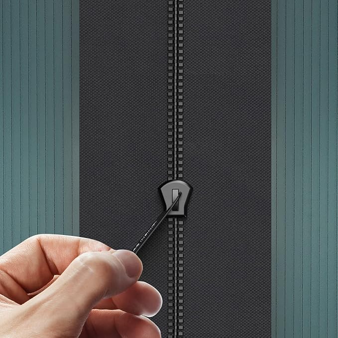AC Infinity Peel and Stick Zipper 1-Pack, 7 ft. x 3 in. Heavy Duty Dust Barrier - Image 6