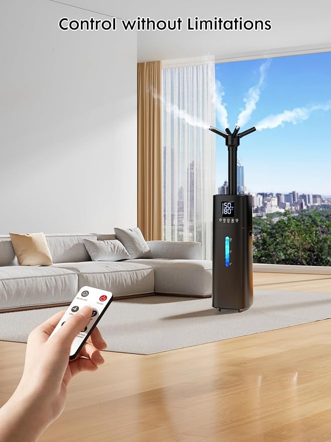 15L/4Gal Humidifier Large Room, 600mL/h Misting, 1200ft² Coverage, Auto - Image 7