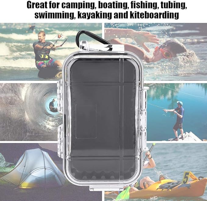 Tbest Waterproof Dry Box Airtight Outdoor Shockproof Storage Case Multipurpose - Image 2