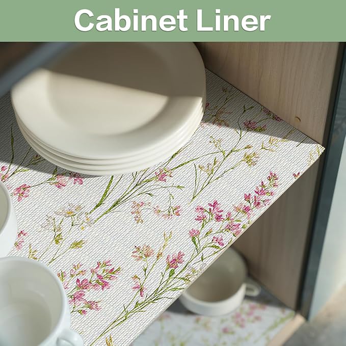Shelf and Drawer Liner for Kitchen Cabinets, Non-Adhesive and Strong Grip - Image 3