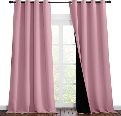 NICETOWN 100% Blackout Blinds, 52 inches x 102 inches, Laundry Room Decor by NICETOWN