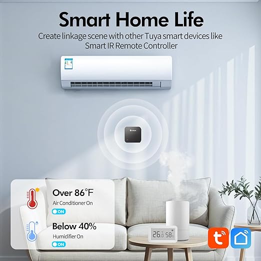 eMylo Smart WiFi Thermometer Hygrometer, Indoor Wireless Temperature Humidity - Image 3