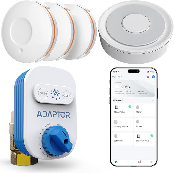 Smart Zigbee 3.0 Water Shut Off Valve 3/4" | Automatic Shut Off Valve - Image 4