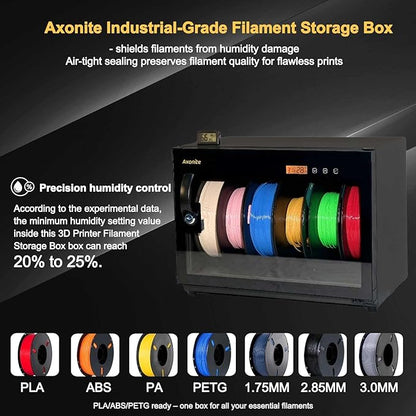3D Printer Filament Storage Box, 6 Spool Capacity, Air Tight Dry Box - Image 2