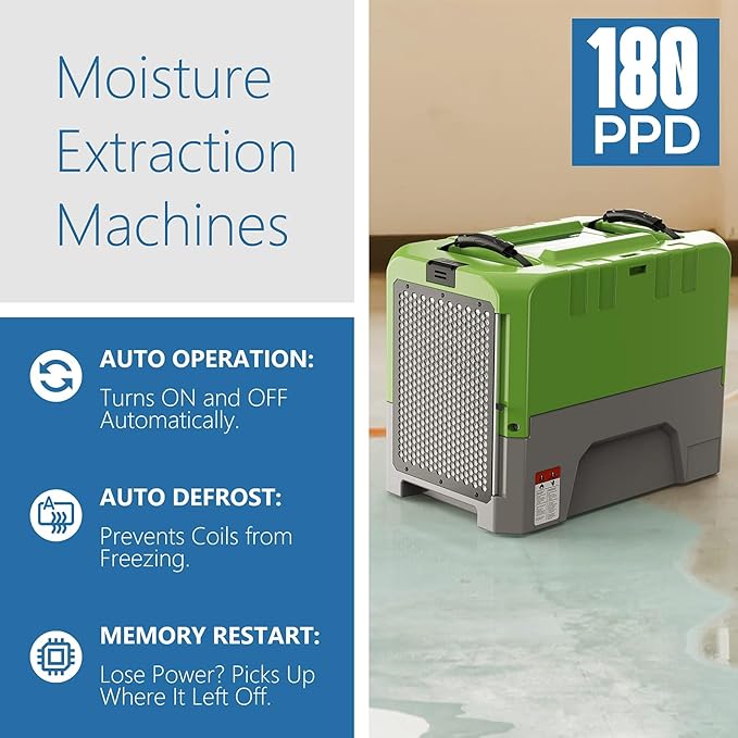 ALORAIR Smart WiFi LGR Commercial Dehumidifier 180 PPD - Image 3