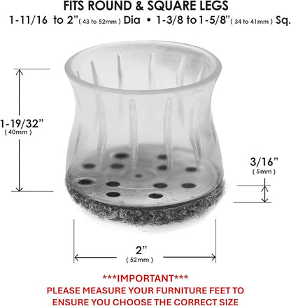 Slipstick GorillaOutdoor Berber Furniture Feet Pads - Image 4