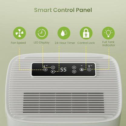 Waykar 130 Pints 6, 500 Sq. Ft Dehumidifier - Image 4