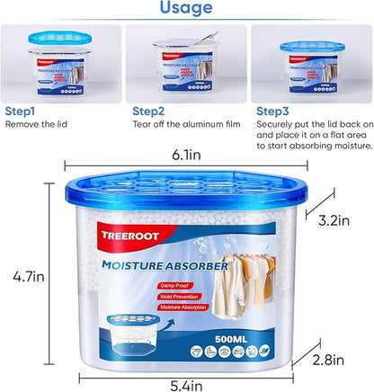 12 Pack Moisture Absorbers, 16 OZ Humidity Absorber Bucket, Moisture Absorbers - Image 9