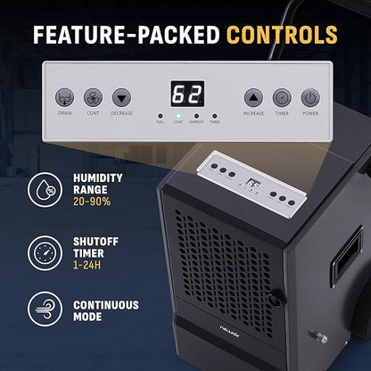 NewAir 160-Pint Commercial Dehumidifier - Image 4