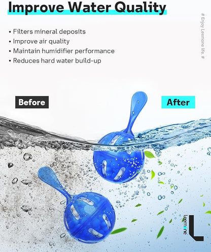 Leemone Humidifier Cleaner 20 Pack, Demineralization Cleaning Ball, Works in - Image 4