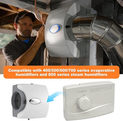 4655 Wall Mounted Humidifier Control Humidistat, Manual Humidistat Digital - Image 3