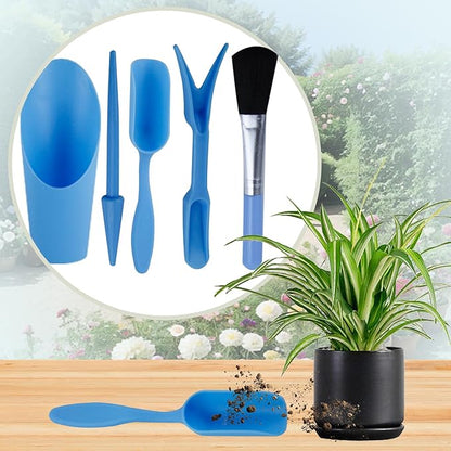 5 Pcs Mini Garden Tool Set Hand Tools Succulent Tools Transplanting Tools Set - Image 7