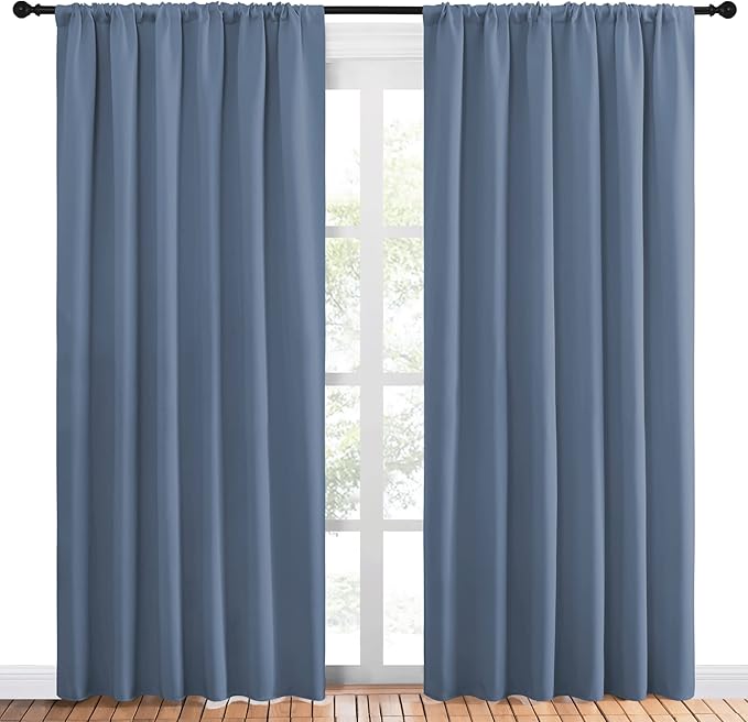 NICETOWN Living Room Curtains, Window Treatment Energy Saving Thermal Insulated - Image 2
