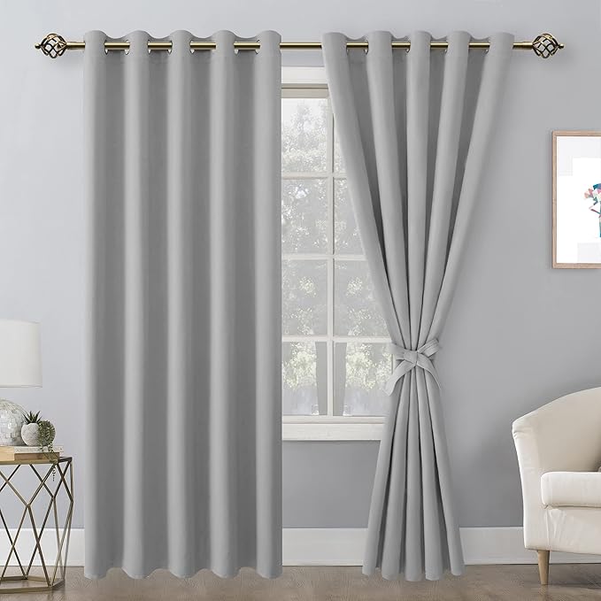 Hiasan Blackout Curtains for Bedroom, 60 x 84 Inches Long - Image 2
