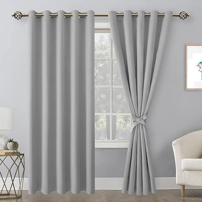 Hiasan Blackout Curtains for Bedroom, 60 x 84 Inches Long - Image 2