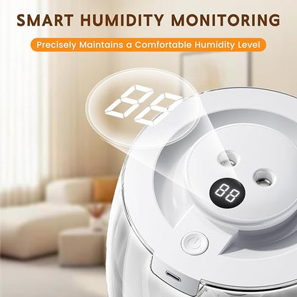 Humidifiers for Bedroom, 3 L Cool Mist Top-Fill 40H Super Long Time, 23dB Quiet - Image 6