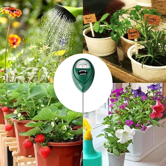 Extended Long Probe Soil Moisture Meter, 2 Pack Plant Water Meter Soil Meter - Image 5