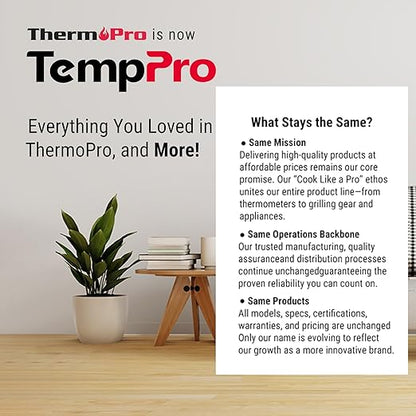 TempPro Indoor Outdoor Thermometer Wireless, 500 ft Outside Thermometer - Image 8