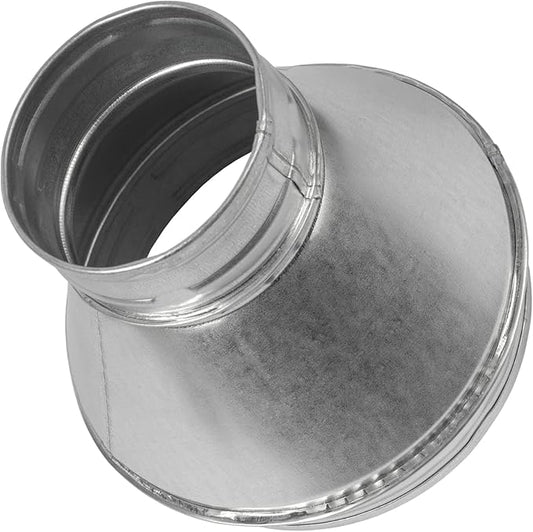 Vent Systems 6" Inch to 3" Inch Duct Reducer Adapter Connector Fitting Pipe by VentSystems