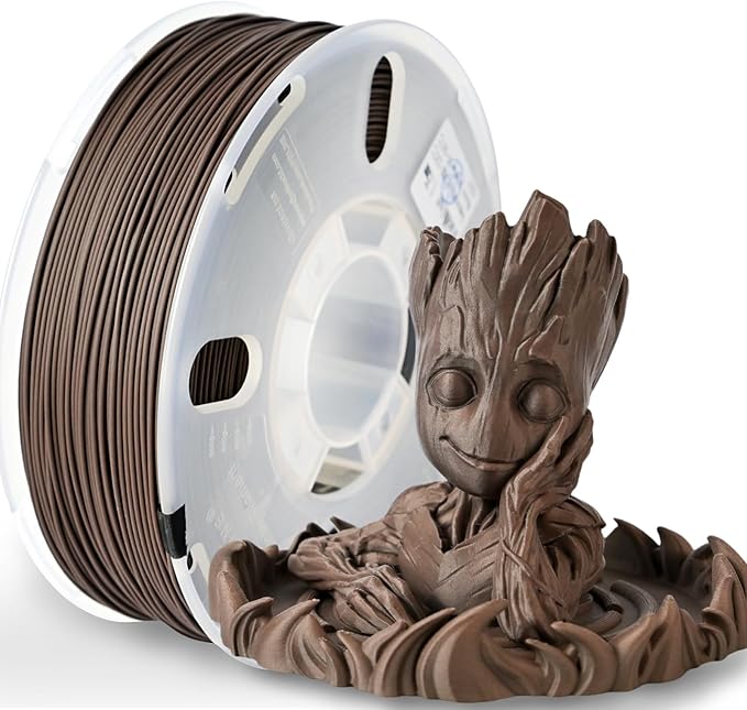 Blackwalnut PLA Filament 1.75mm 3D Printer Filament, Priline Blackwalnut by PRILINE