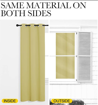 NICETOWN Bedroom Blackout Curtain Panel - Image 5