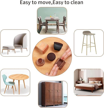16PCS Extra Large Chair Leg Floor Protectors, Felt Furniture Pads - Image 8