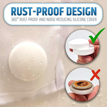 XL & Extra Heavy Powerful Anti-Billowing Magnetic Shower Curtain Weights - Image 7