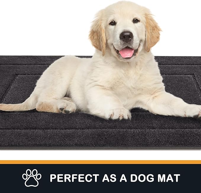 PURRUGS Dirt Trapping Door Mat 24" x 35.5", Non-Slip/Skid Machine Washable - Image 4