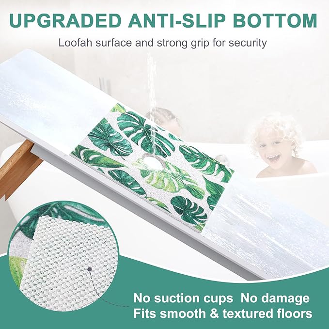 Square Shower Mat Non Slip: 32x32 Inch Extra Large Shower Mats - Image 3