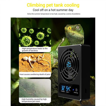 Reptile Ventilation Fan with Humidity Control & High Temp Alarm, Smart - Image 4
