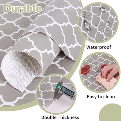 Drawer and Shelf Liner for Kitchen Cabinet: 12 in X 30 Ft Non Slip Waterproof - Image 3
