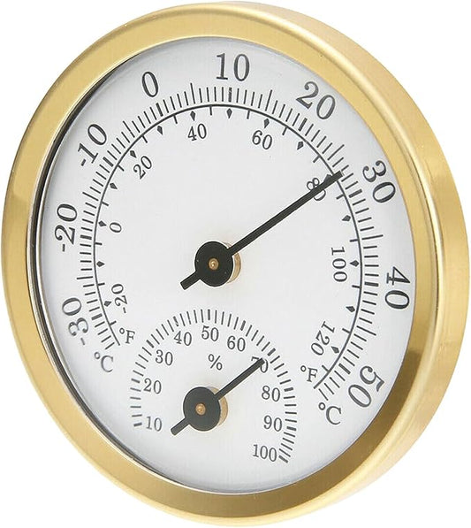 TEAMWILL Mini Analog Thermometer Hygrometer Humidity Meter Room Indoor by Unknown