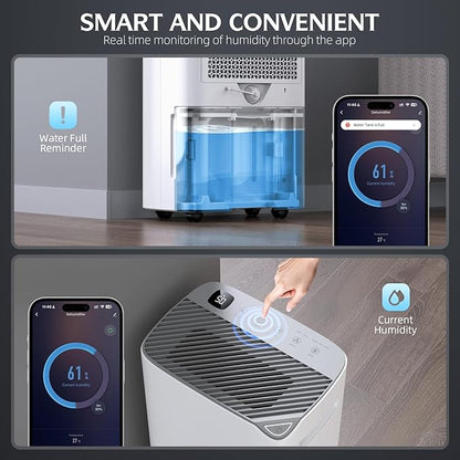 3000 Sq.Ft Wi-Fi Dehumidifiers for Home, 34 Pints Energy Star Certified Smart - Image 6