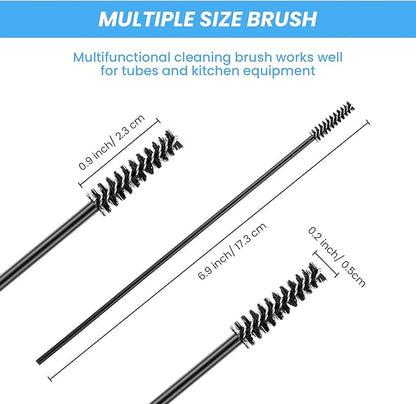 Outus 12 Pieces Hummingbird Feeder Cleaning Brush Mini Nylon Brush Set Cleaner - Image 3