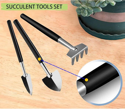 12 Pcs Succulent Tools Set Mini Transplanting Garden Tools Kit - Image 7