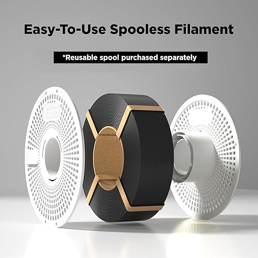 Inland V2 Reusable Filament Spool, 3D Printing Replacement Spool - Image 3