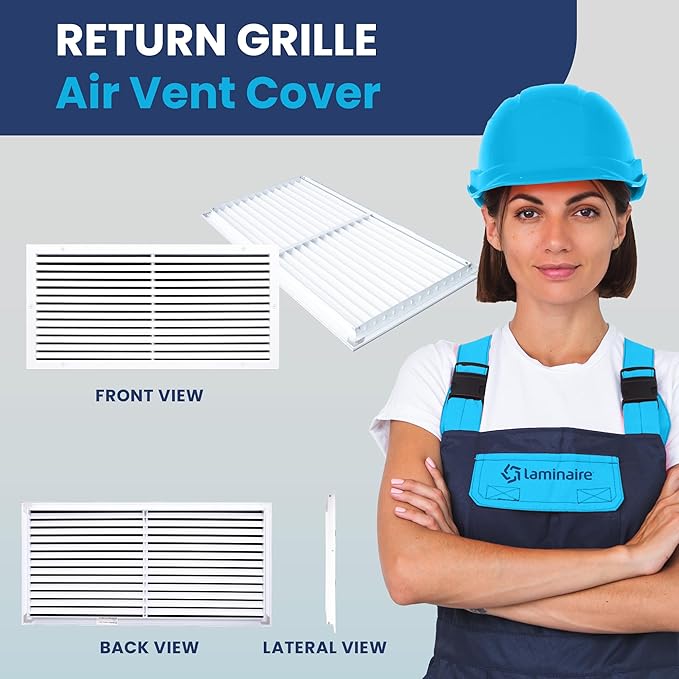 30x14 Inch Air Return Vent Cover Decorative – Premium Aluminum AC Vent Cover - Image 2
